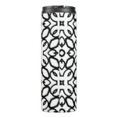 幾何学的な装飾品のシームレスなヴィンテージパターン タンブラー (裏面)