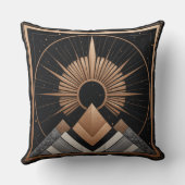 幾何学的な要素 クッション (裏面)