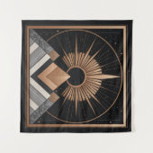 幾何学的な要素 タペストリー (正面(横))