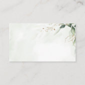 幾何学的な赤ちゃんシャワーブックリクエストのベビー エンクロージャーカード (裏面)