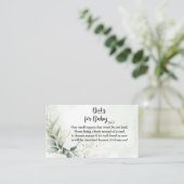 幾何学的な赤ちゃんシャワーブックリクエストのベビー エンクロージャーカード (スタンド正面)