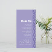 幾何学的な選択B色悔やみや弔慰ありがとう サンキューカード (スタンド正面)