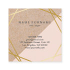 幾何学的な金ゴールドのクラフトによって印刷されるLtパステル調のピンクは参照します