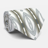 幾何学的な錯覚を持つモノクロアイパターン ネクタイ (ロール)