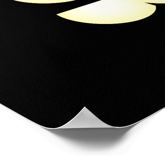 幾何学的な錯覚フラクタルアートポスター ポスター (角)