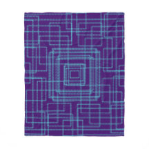 幾何学的な青いパターン