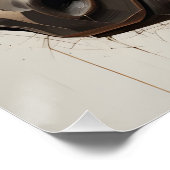 幾何学的な馬ポートレート ポスター (コーナー)