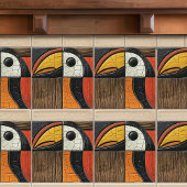 幾何学的な鳥モザイクセラミック タイル