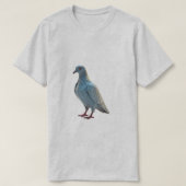 幾何学的な鳩 Tシャツ (デザイン正面)