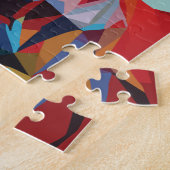 幾何学的な鹿 ジグソーパズル (側面)