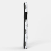 幾何学的な黒と白のケース Case-Mate iPhoneケース (裏面/右)