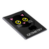 幾何学的な黒猫 ノートブック (右側)