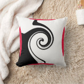 "幾何学的な1" 16" x 16"ポリエステルトスの枕 クッション (ブランケット)