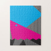 幾何学的な80sパズル ジグソーパズル (縦)