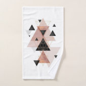 幾何学的な|のバスセット バスタオルセット (ハンドタオル)