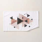 幾何学的な|のバスセット バスタオルセット (ハンドタオル)