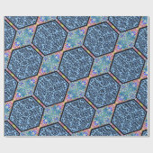 幾何学的なMagen David ラッピングペーパー (フラット)