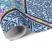 幾何学的なMagen David ラッピングペーパー (ロールコーナー)