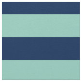 幾何学的なSeafoam緑および海軍は縞で飾ります ファブリック (クローズアップ)