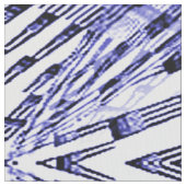 幾何学的に青…... ファブリック (クローズアップ)