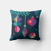 幾何学的はっきりしたクリスマス装飾装飾用クッション クッション (裏面)