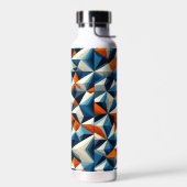 幾何学的はっきりした三角形 ウォーターボトル (左面)