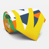 幾何学的アフリカパラダイスフローラ ネクタイ (ロール)