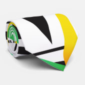 幾何学的アフリカパラダイスフローラ ネクタイ (ロール)