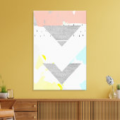 幾何学的アートプリント キャンバスプリント (インサイチュ (リビング))