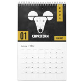 幾何学的インディアンラーシカレンダー – ヴェーディックアストロロジー カレンダー (1月 2026)