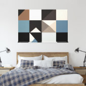 幾何学的エッセンス キャンバスプリント (インサイチュ (寝室))