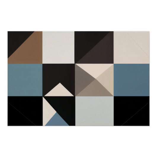 幾何学的エッセンス ポスター (正面)