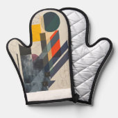 幾何学的エレガンスの色 鍋つかみ (正面/裏面)