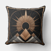 幾何学的エレガンスコットン クッション (正面)