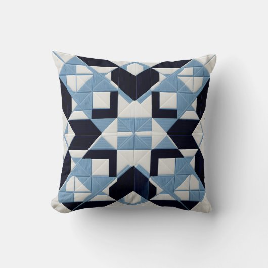 幾何学的エレガンス枕 クッション (正面)