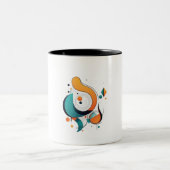 幾何学的エレガンス ツートーンマグカップ (中央)