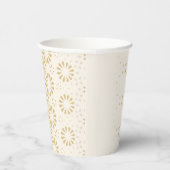 幾何学的エレガントベビーシャワー紙カップ 紙コップ (右)