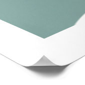 幾何学的エレガント女性ポートレート-抽象デザイン ポスター (角)