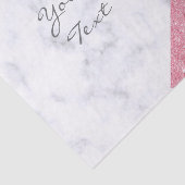 幾何学的エレガント白大理石バラ金ゴールドグリッター 薄葉紙 (詳細)