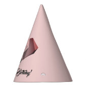 幾何学的エレファントヘッド誕生日 パーティーハット (右)