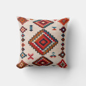 幾何学的オリエンタルモロッコスタイル装飾用クッション クッション (正面)