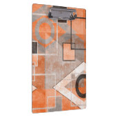 幾何学的オレンジグレグランジースタイリッシュ クリップボード (右)