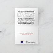 幾何学的オーナメントクリスマスホリデービジネスロゴ シーズンカード (内部)