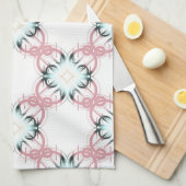 幾何学的オーナメント。 キッチンタオル (四つ折り)