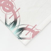 幾何学的オーナメント。 フリースブランケット (角)