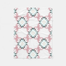 幾何学的オーナメント。 フリースブランケット