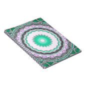 幾何学的オーナメント。装飾モザイクのテクスチャ。abs ノートブック (右側)