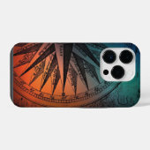 幾何学的カムパス iPhoneケース (裏面横)