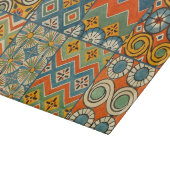 幾何学的カラフルアンティークエジプトグラフィックアート カッティングボード (角)