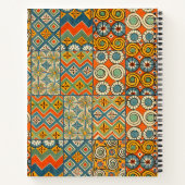 幾何学的カラフルアンティークエジプトグラフィックアート ノートブック (裏面)